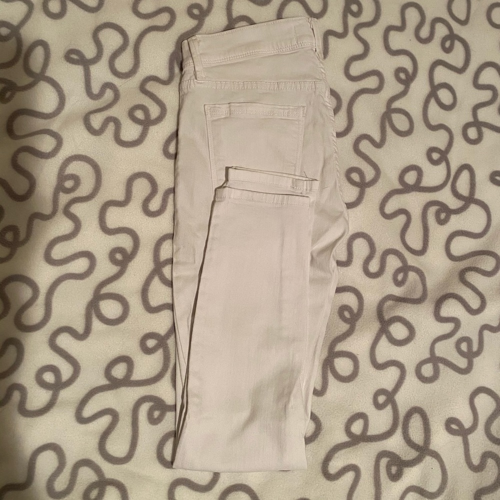 White Free People Skinny Jeans